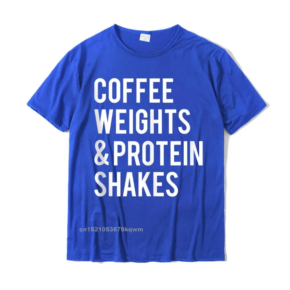 Normal Custom Short Sleeve Tops Shirt VALENTINE DAY O Neck All Cotton Men's T Shirts Custom Sweatshirts New Design Coffee Weights Protein Shakes Funny Workout Gym Saying Gift Tank Top__4270 blue