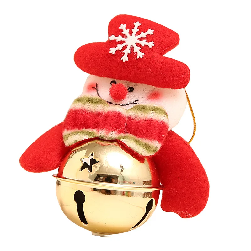 

1Pcs Santa Snowman Doll Pendant Christmas Tree Decoration Accessories Christmas Supplies Bells Charm Pendant