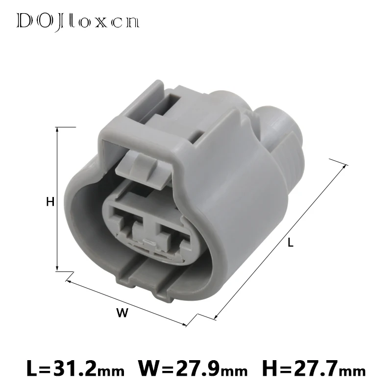 1/5/10/20/50 Sets 2 Pin Automobile Electronic Fan Waterproof Male Female  Connector For Ford Focus Mazda Haima 176143-6 176146-6