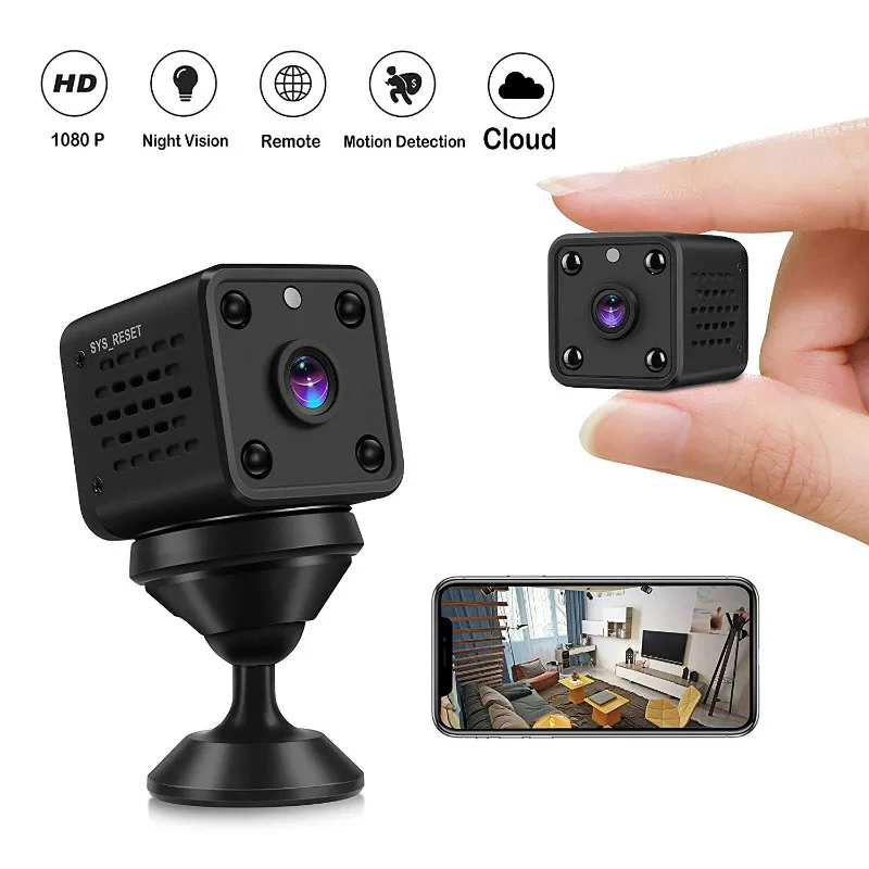 

1080P WiFi Portable Mini Camera Home Security Camera Motion Detection Remote Video Infrared Night Vision For Android And IOS