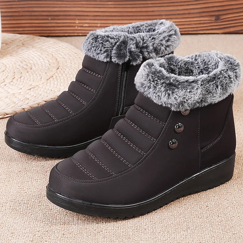 chaussure avec fourrure femme