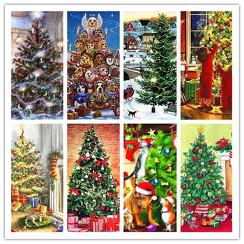 

5D Diamond Painting Christmas Tree Full round Diamond Embroidery Sale Cartoon Snowy Cross stitch Handmade Gift Christmas present