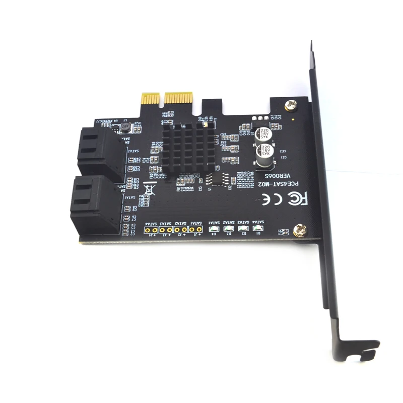 Marvell 88SE9215 чип SATA III 4 порта PCI-Express контроллер карты поддержка PCI Express x1 x2 x4 x8 x16 материнская плата для HDD SSD