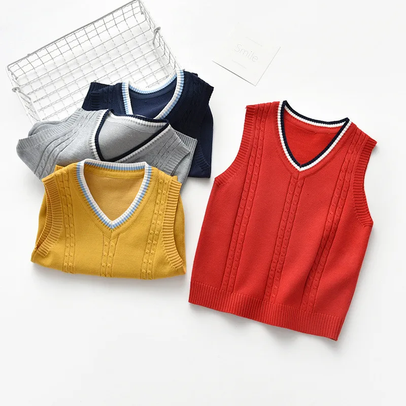 Вязаные топы для мальчиков; футболка для маленьких мальчиков; детская Рождественская футболка; Осенний жилет-Blusas; футболка для девочек; одежда для малышей; детская футболка