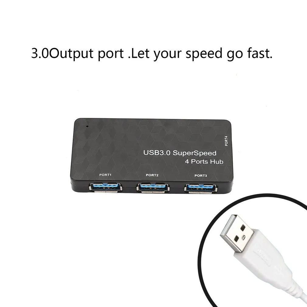 1 USB зарядное устройство питания и четыре интерфейса Usb3.0 концентратор Usb3.0 разветвитель удлинитель