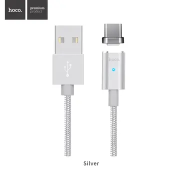 

HOCO U16 1.2M Super Long Micro USB Type-C Charging Cable Nylon Braided Magnetic Adapter Charger Cable For Smart Phones