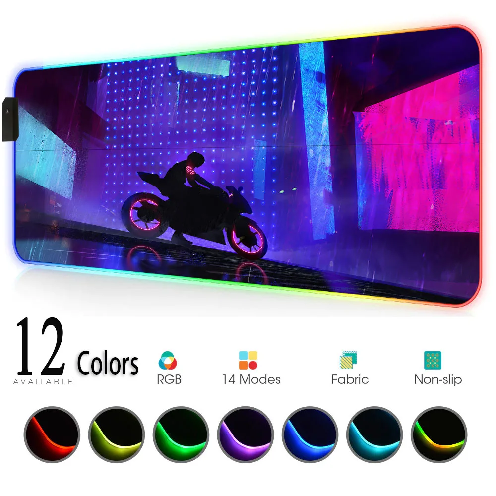 

Rgb Mouse pad rgb 900x400 Led Setup Gamer Accessories carpet deskpad mousepad gamer rgb deskmat rainbow rubber purple backlight