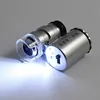 60 Times Microscope LED Lamp Lights Yanchao Lights Portable Pocket With Lamp Magnifying Glass Magnifiers 5