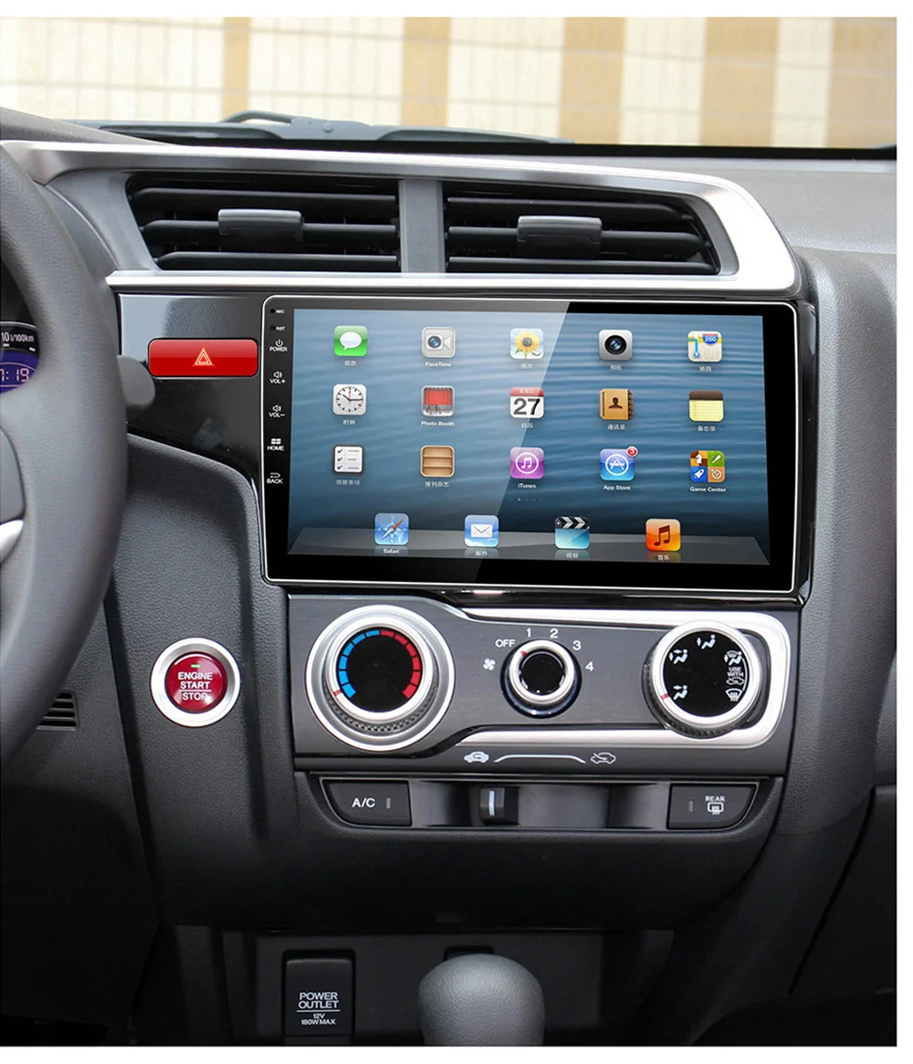10.1 Inch Car Fascia For Honda Fit Fascias Audio Fitting Adaptor Panel Frame DVD Dashboard | Автомобили и мотоциклы