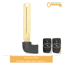 KEYECU Замена умный Автомобильный ключ Uncut аварийный вставной лопасти Fob для Lexus ES250 ES300H ES350H GS350 GS450h IS250 IS350 RC350
