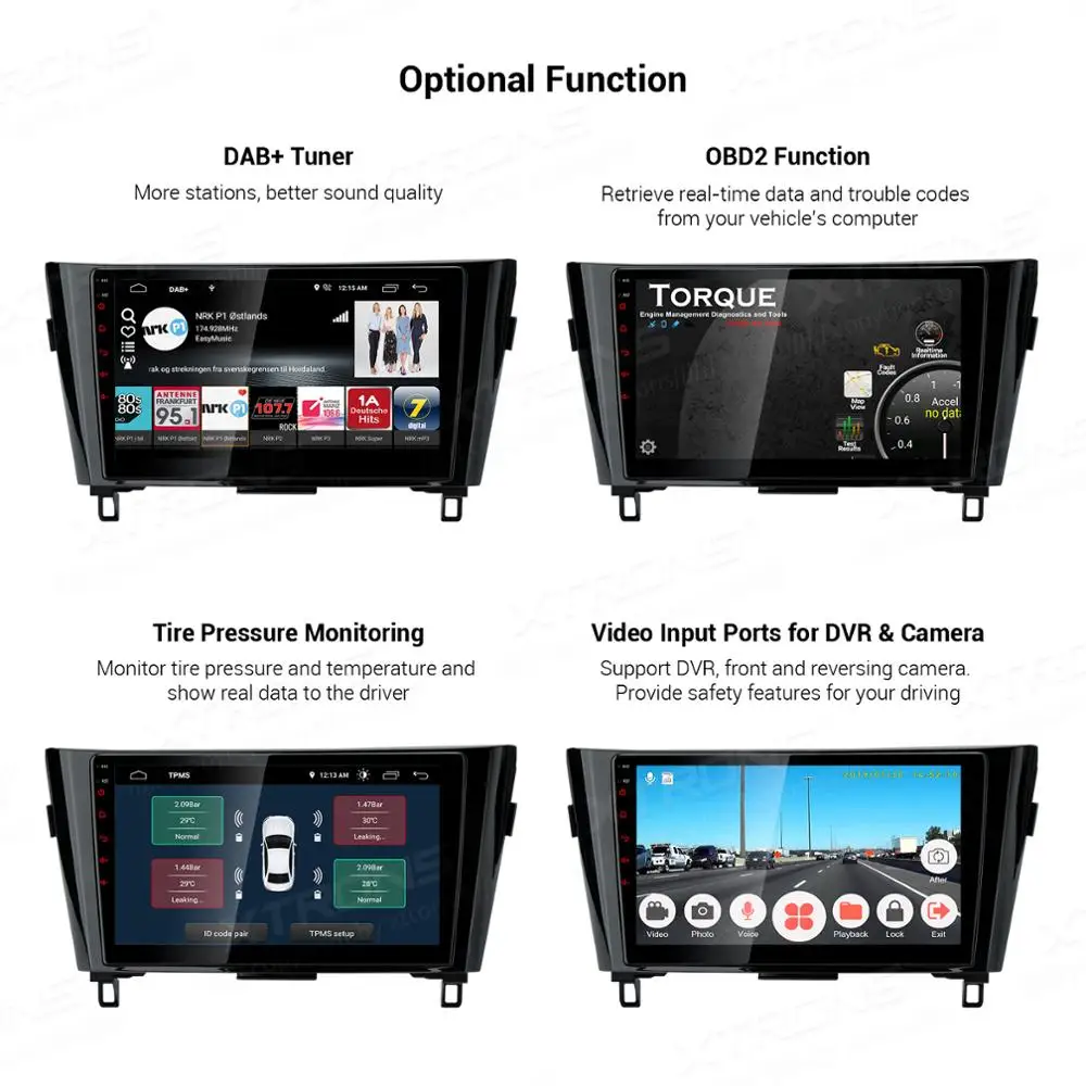 XTRONS 10,1 ''ips Android 9,0 DSP Автомобильный мультимедийный стерео радио плеер для Nissan X-Trial(T32) Qashqai Rogue gps OBD NO DVD