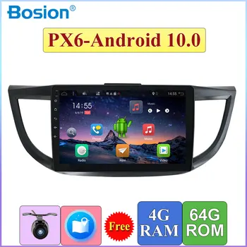 

1 Din Android 10.0 For Honda CRV 2012-2015 Autoradio Stereo Audio GPS Navigation Player PX6 4G+64G AUX Wifi BT DAB 4G