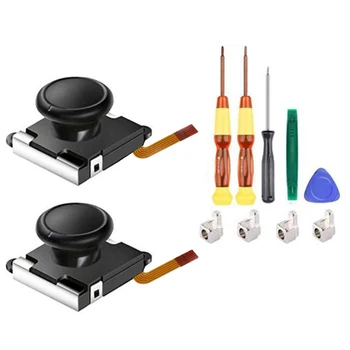 

3D Analog Sensor Stick Joystick Repair Parts Kits Fit Nintendo Switch NS Joy-Con 11 Pieces