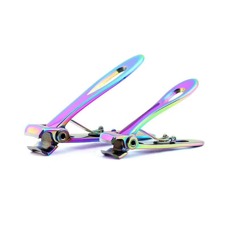

3pcs/set Fold Nail Clipper file SS kit Anti Splash Finger Cutter Manicure Tool double head design Thick Ingrown Toenail Scissor