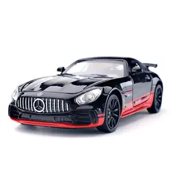 Zhenwei литье модель декоративные подарки украшения Mercedes-Benz спортивный автомобиль AMG GT-R модель автомобиля 1:24 моделирование Звук Свет