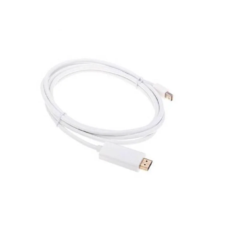 Mini DisplayPort cables offer the ideal digital display interface standard for maximum high-definition performance. This Mini DisplayPort to HDMI adapter allows you to enjoy 4K video (3840 x 2160) at a 30Hz frame rate, which is over four times the pixel count of 1080p.