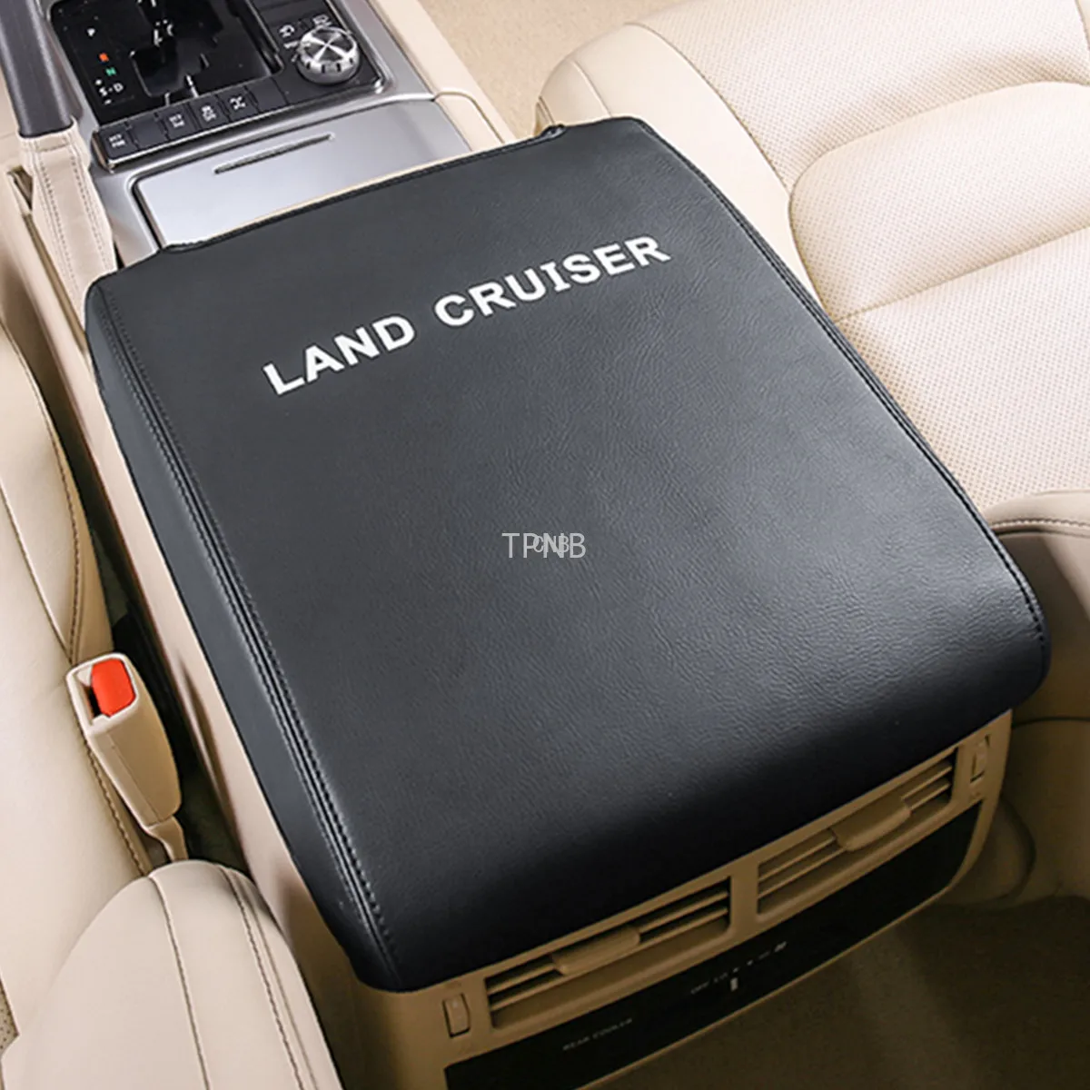 Leather Car Armrest Case Cover for Toyota Land Cruiser 200 LC200 2008 2009 2010 2011 2012 2013 2014 2015 car armrest box cover