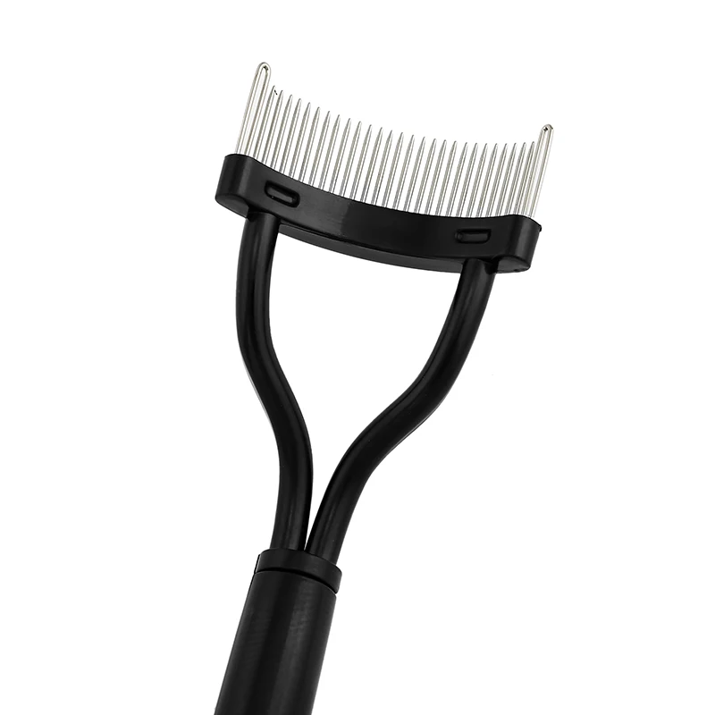 2019 Eyelash Curler Beauty Makeup Lash Separator Foldable Metal Eyelash Brush Comb Mascara Curl Beauty Makeup Cosmetic Tool