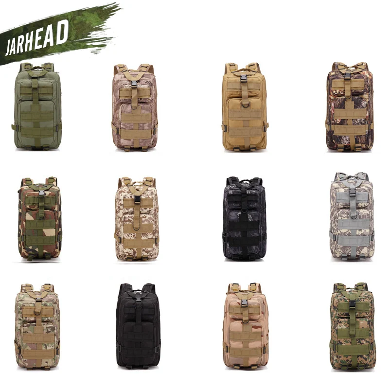 15 Color 3P Tactical Backpack Military Army Outdoor Rucksack Men Camping Tactical Knapsack Hiking S