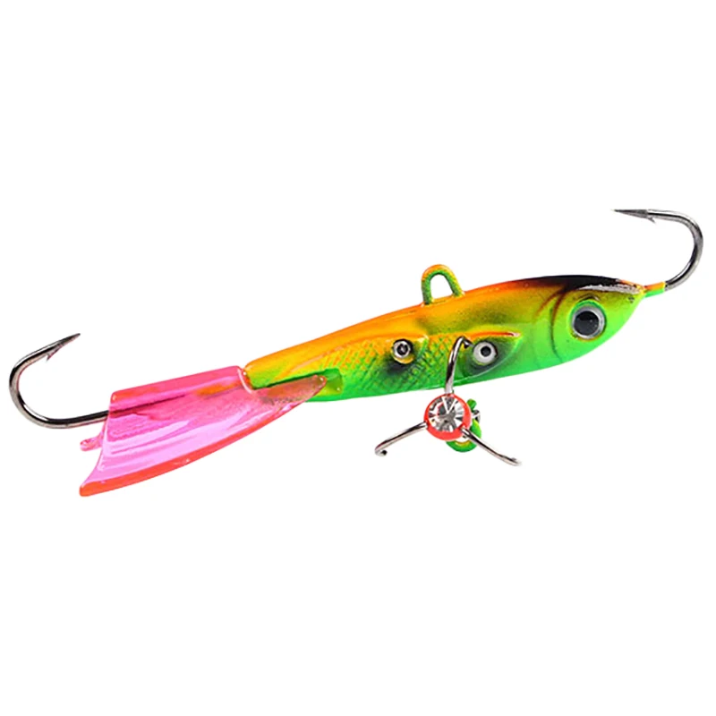 

Quality 10G Balancers Winter Ice Fishing Lure 6.3Cm Ice Metal Jig Hard Sinking Minnow Pike Wobblers