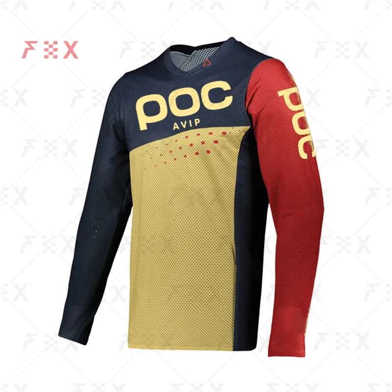 thumbnail image 1 of Camiseta de carreras todoterreno ATV 2021 Camiseta de ciclismo de descenso AM RF 2022 Camiseta de motociclismo Camiseta de motocross MTB AVIP POC JERSEY, 1 of 5
