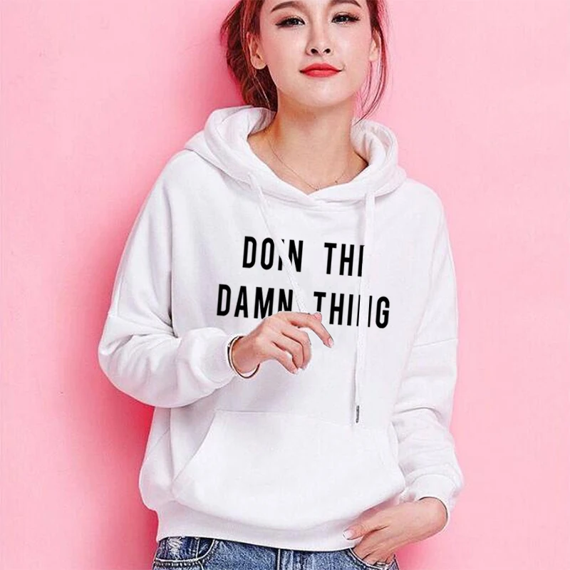Doin The Damn Things толстовки с длинными рукавами и буквенным принтом для мужчин/wo мужские пуловеры с капюшоном Молодежные футболки с надписью скейтборд Mujer