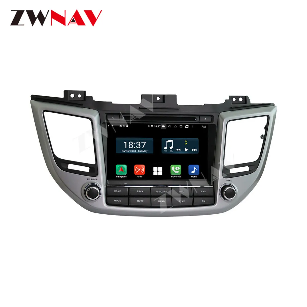Carplay Android 10.0 screen car Multimedia DVD Player for Hyundai Tucson IX35 2015 BT GPS Navi Auto Radio Audio Stereo Head unit