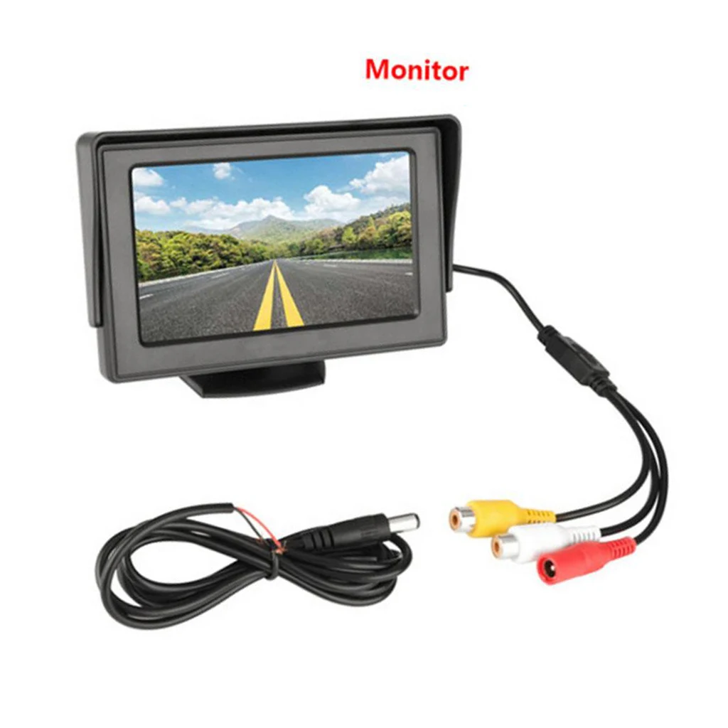 4.3 '' TFT-LCD Integrated Display With Black Reverse Camera Parking System