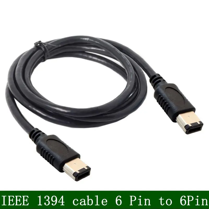 IEEE1394A Data  IEEE 1394 cable 6 Pin to 6Pin Industrial Camera Cable Firewire 400 Mbps 100cm 150cm 300cm 500cm cable