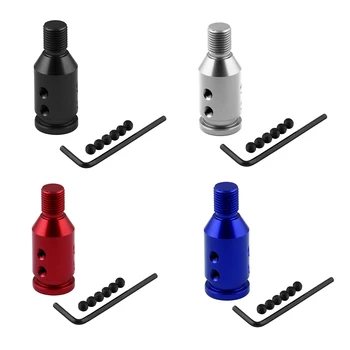 

Universal Aluminum Shift Knob Adapter Threaded Knobs Boot Non Threaded Shifters For BMW Mini Shifter 12x1.25mm