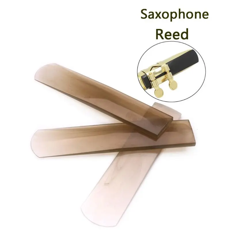 

10 Pcs/set Alto Sax Saxophone Reeds 2.5 Strength Plastic Anti Mildew for Woodwind Clarinet Soprano Instrument Tool Accessories