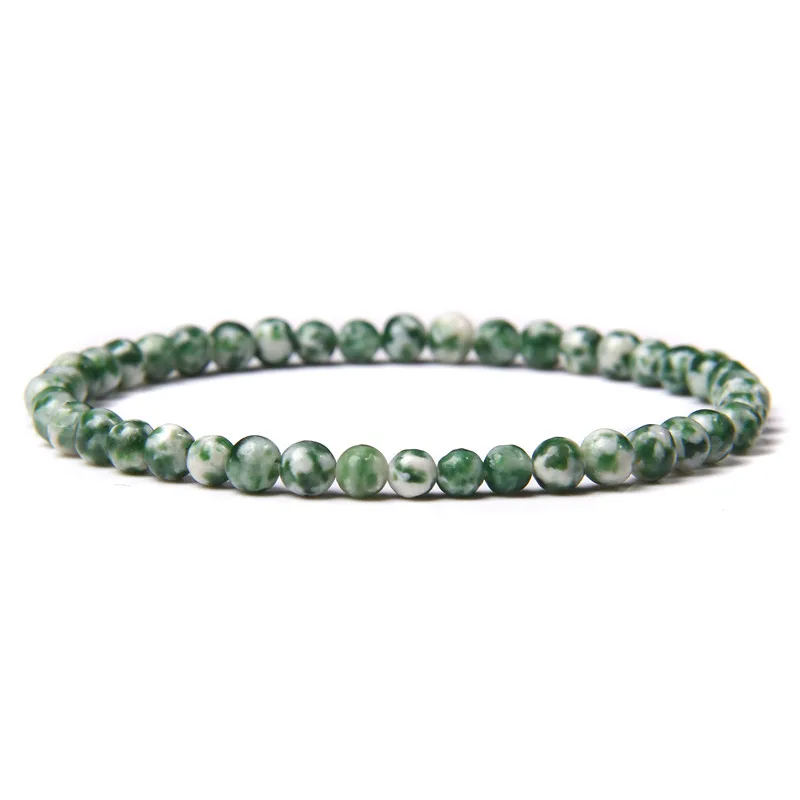 Chakra Energy Bracelet: Natural Agate & Onyx Beaded Stretch Jewelry