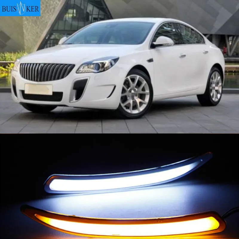 

LED DRL Daytime Running Light With Turn Signal For Buick Regal GS Opel Insignia 2010 2011 2012 2013 2014 2015