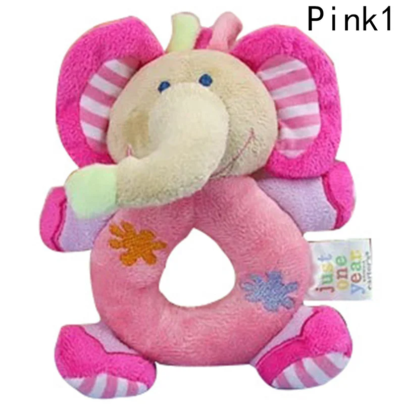Kawaii Младенческая плюшевая кукла игрушки детские круглые руки звон мобильный погремушки милые полезные Intellige гладкая мягкая игрушка в виде животного - Цвет: PK1