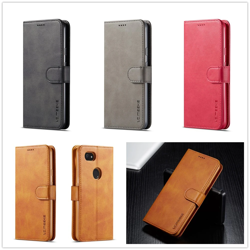 

Wallet case for Google Pixel 3A Cover 3A XL Flip Leather Logo Book G020A G020E G020B G020C G020G G020F luxury style Phone Shell