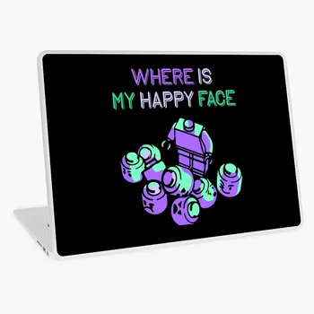 

Where Is My Happy Face Where Is My Happy Face laptop sticker skin for MacBook HP Acer Dell ASUS Lenovo