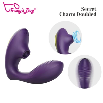 Tracy's Dog Clit Sucking Vibrator G Spot Clit Dildo Vibrators  Clitoris Stimulator With 10 Speeds Sex Toys Female Vibrator 2