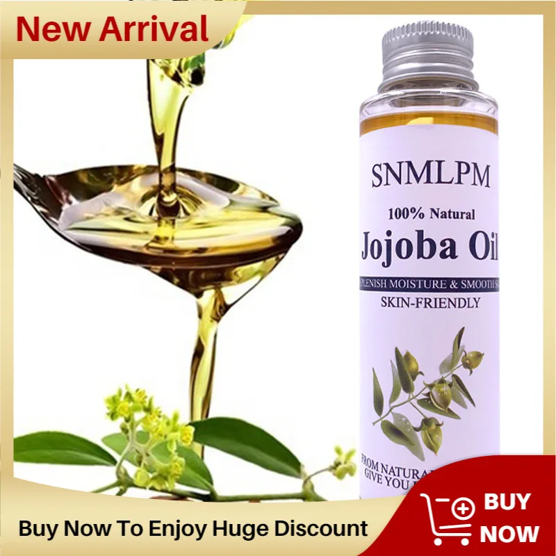 

MOPOYAT 100% Natural Organic Jojoba Oil Best Skin Care Relaxing Moisturizing Oil Control Hydration Massage Oils 100ml