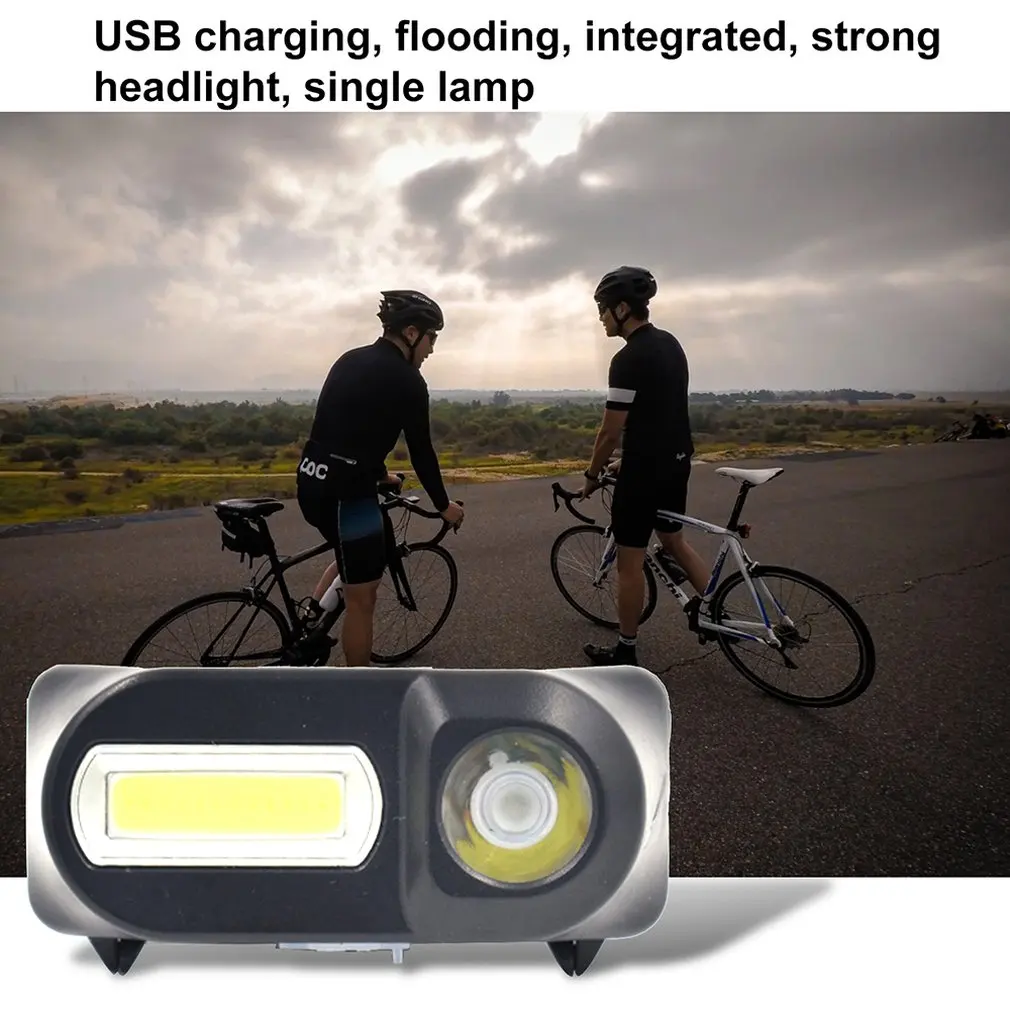 Открытый Кемпинг портативный мини светодиодный налобный фонарь usb зарядка рыболовный головной светильник s вспышка светильник светодиодный налобный светильник аварийный светильник