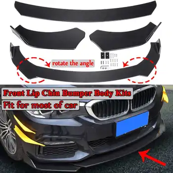 

Car Front Bumper Splitter Lip Body Spoiler Diffuser Lip ForVolvo S40 S60 S80 XC60 XC90 V40 V60 Any Cars XC40 360c V90 V40