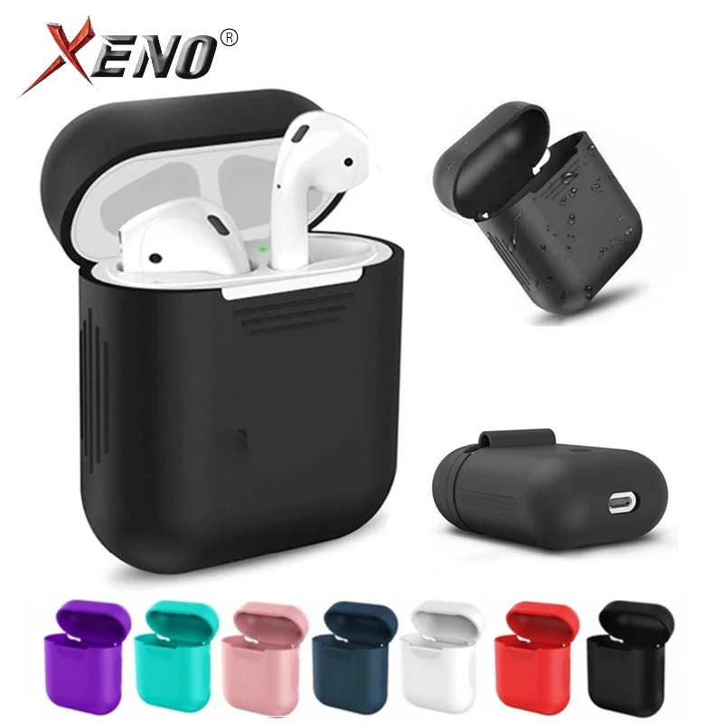 

Earphone Case for Apple AirPods 16 Colors Soft Wireless Earphone Silicone Case Fashion Shockproof Non-slip Anti-Dust Protective