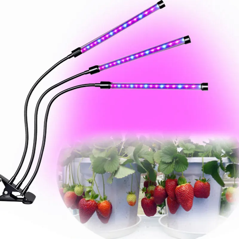 High Brightness 18W Plants Growth Light Led Grow Light Indoor Flower Greenhouse Plant Hydroponic Energy Saving Clip Lamp