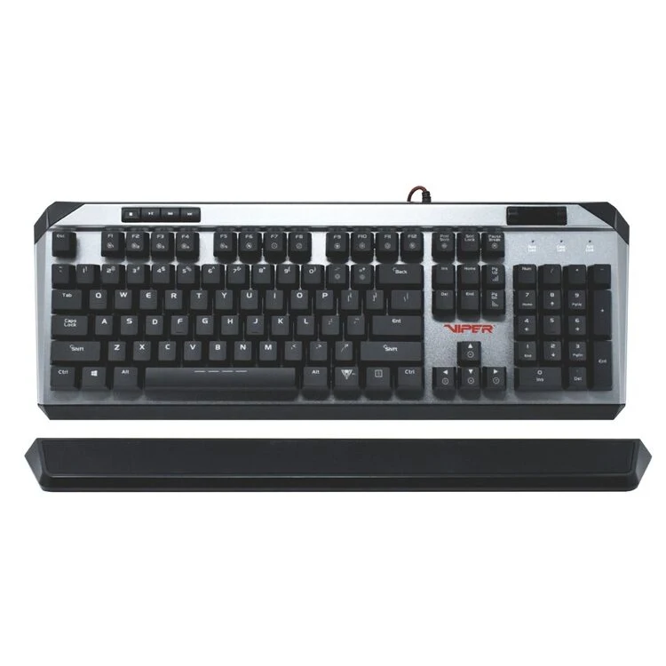 Клавиатура Patriot Viper V765 PV765MBRUXMGMRU механическая, проводная, Kailh Red, черная/серебристая