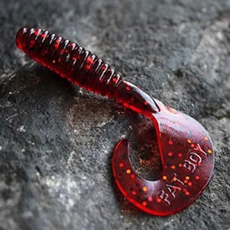

Ghost Series Curly Tail Worm G 12C 60mm/2.4G/Slow Sink/14/Lure Soft Bait Curly Tail maggots Bait