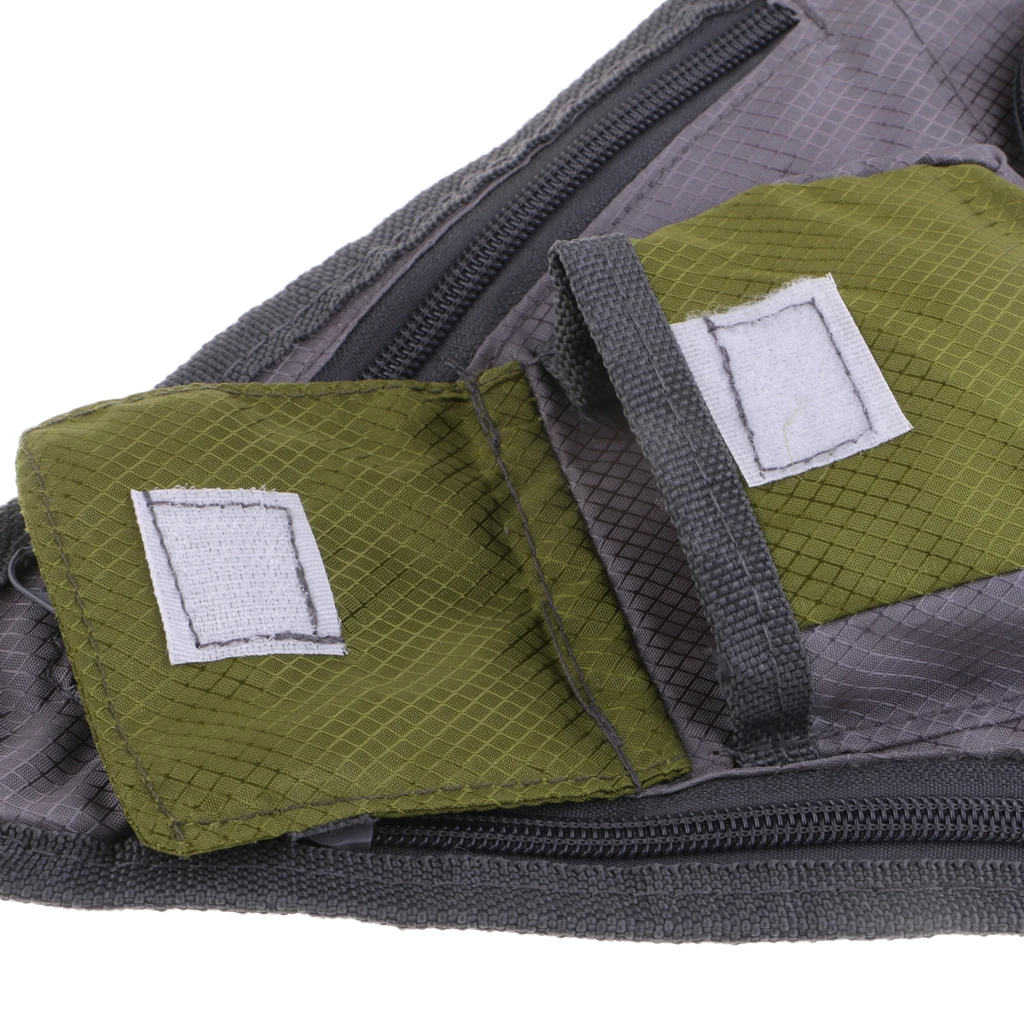 Fly Fishing Vest Multifunction Breathable Chest Bag Adjustable with net D-ring Fishing Vests for Men and Women
