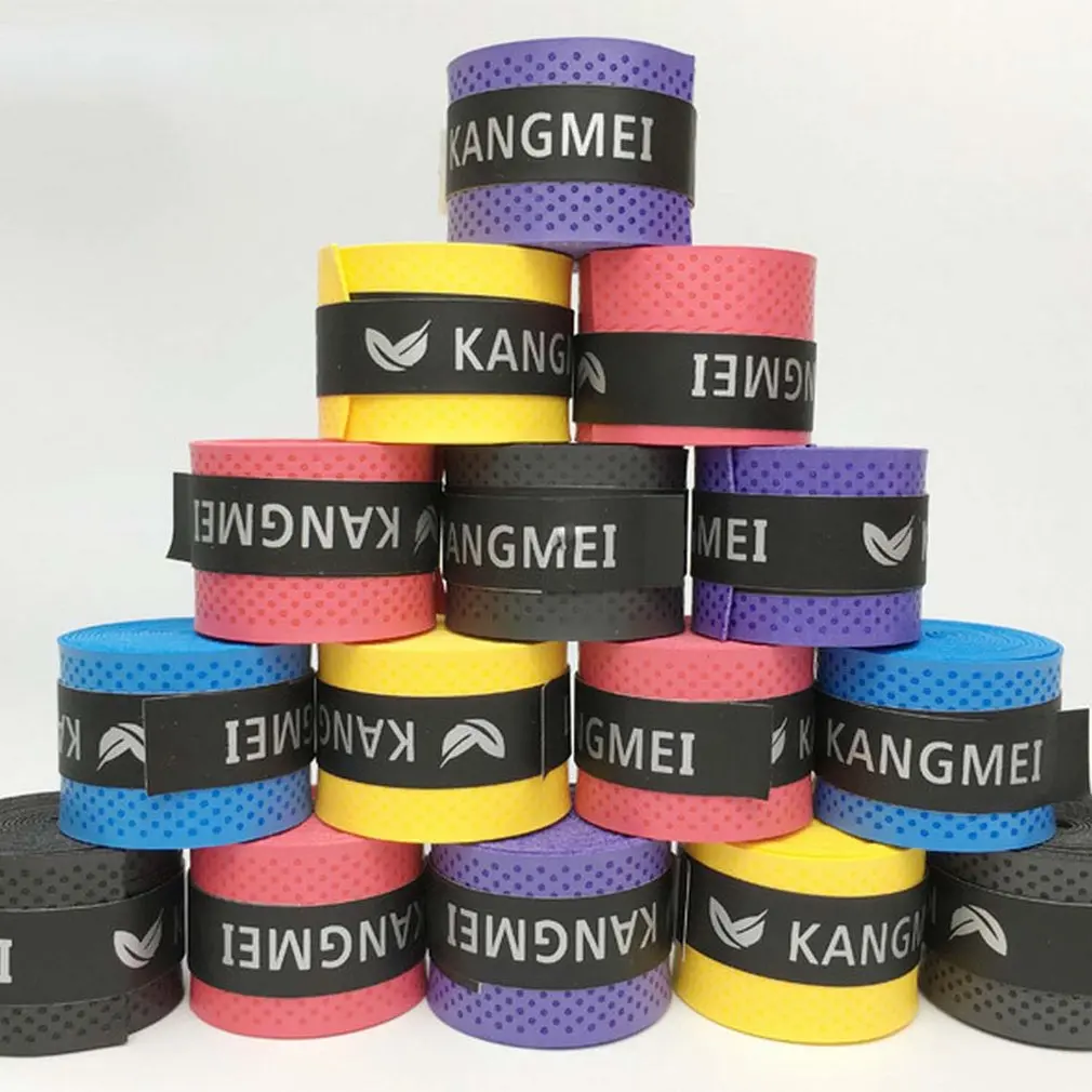 Эластичная Теннисная ракетка из ПУ кожи Overgrip нескользящая поглощающая пот