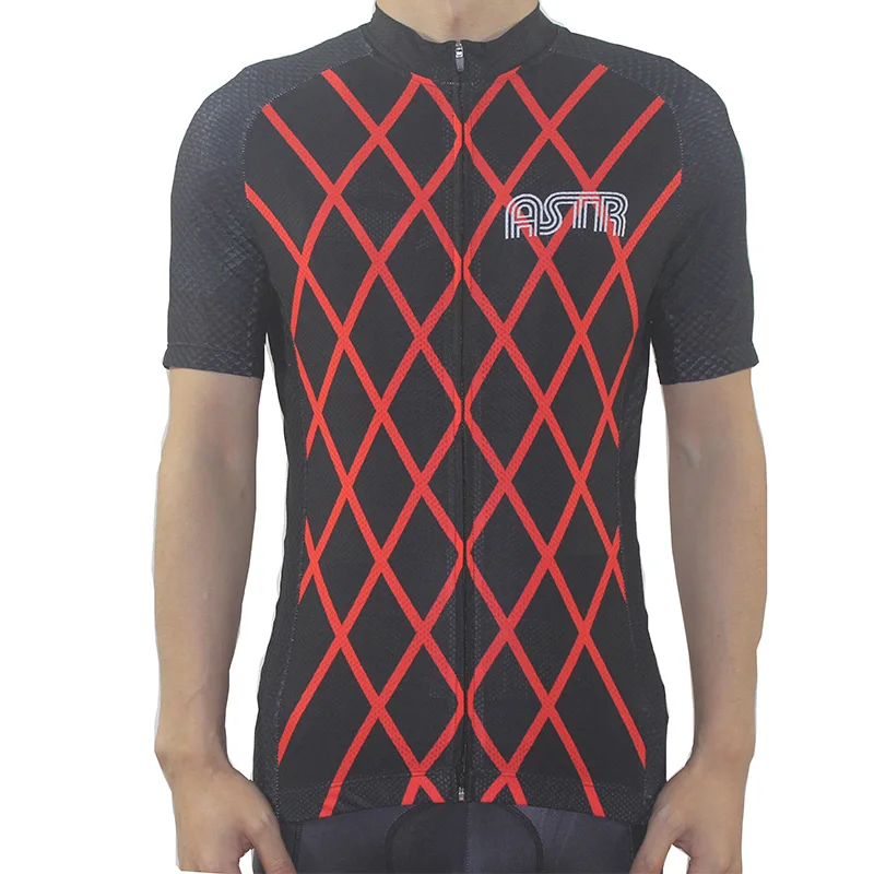 2019 Pro team Cycling Jersey Diamond stripe Top Summer Racing Cycling Clothing Ropa Ciclismo Short Sleeve mtb Bike Jersey Shirt