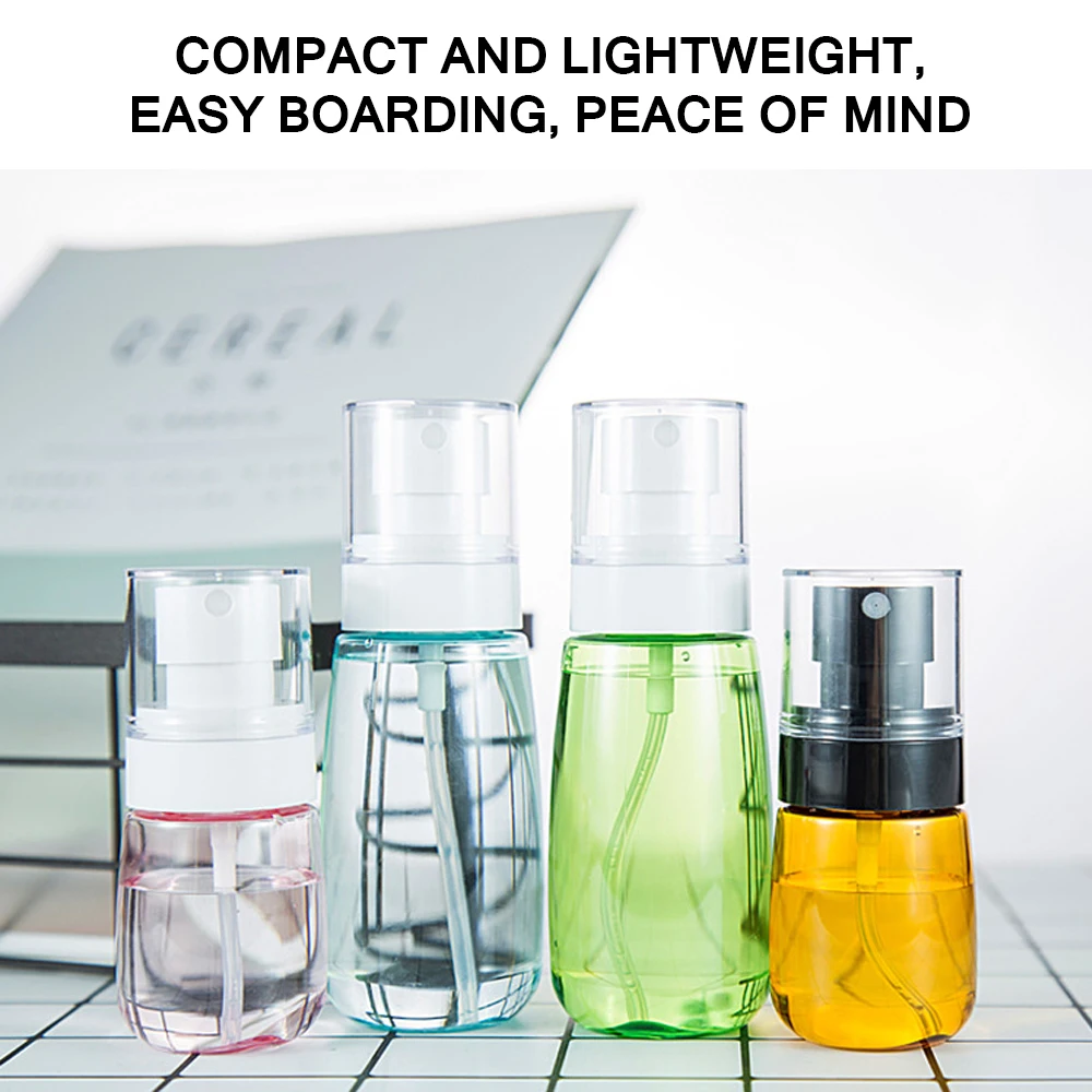 

1Pcs Transparent Empty Spray Bottles 30ml/60ml/80ml Plastic Mini Refillable Container Empty Cosmetic Containers