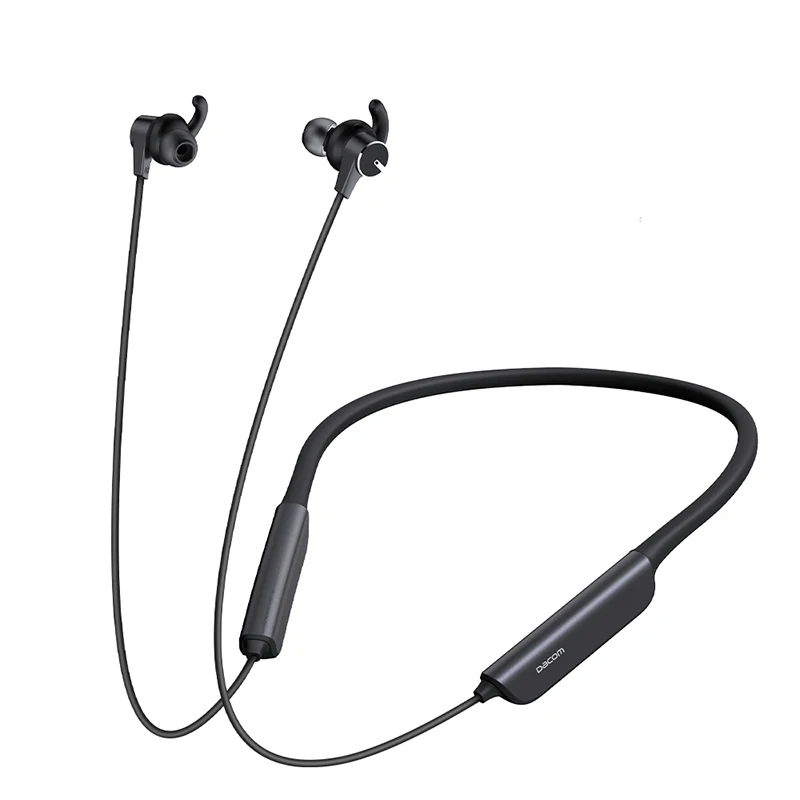 DACOM L54 тихие ANC Bluetooth наушники IPX7 водонепроницаемый активный шумоподавление беспроводные наушники Встроенный микрофон для iPhone huawei - Цвет: Черный