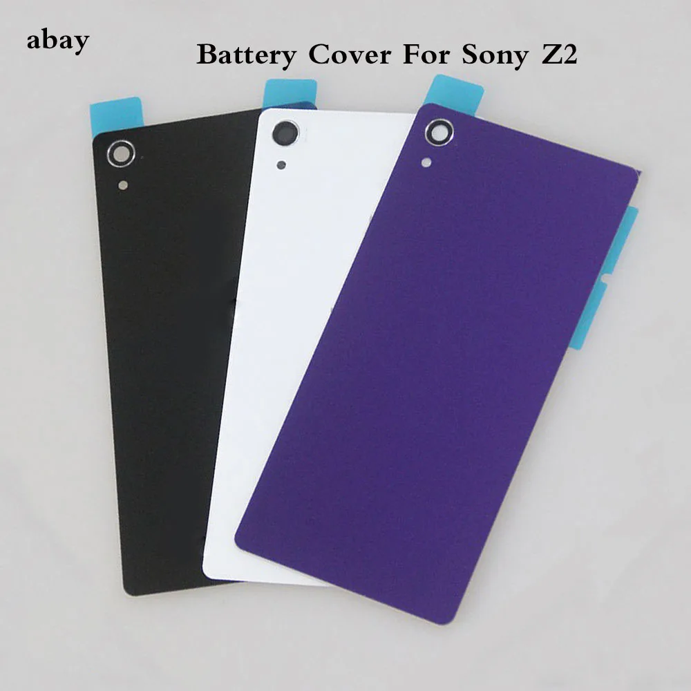Задняя стеклянная крышка аккумулятора для Sony Xperia Z2 D6543 L50W D6503 двери с антенной NFC
